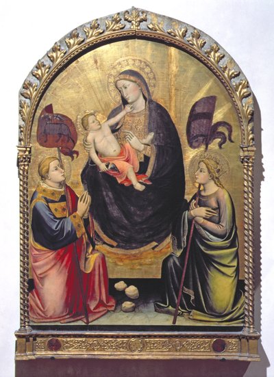 Madonna mit Kind und St. Stephan und St. Ursula von Mariotto di Nardo